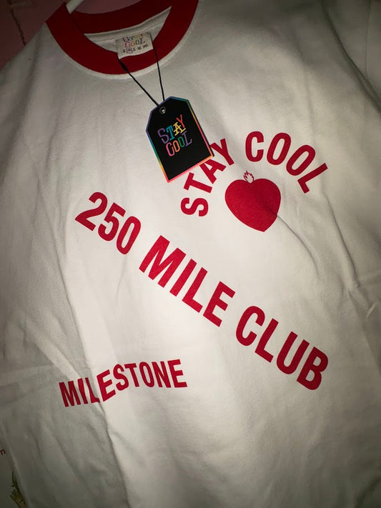 "Stay Cool T-Shirt 250 Mile Club" Short Sleeve