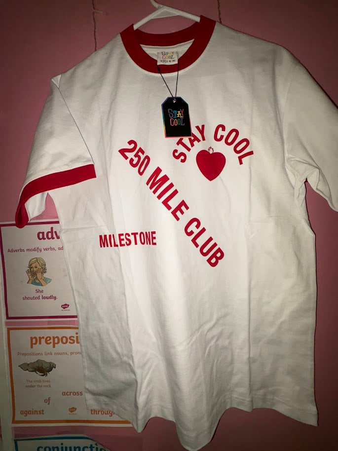 "Stay Cool T-Shirt 250 Mile Club" Short Sleeve